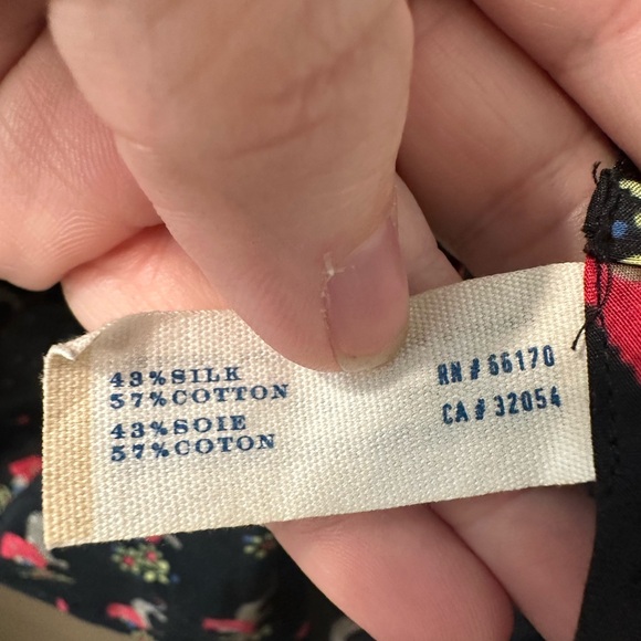 124. Anthropologie Noble Lore Lion Top By Leifsdottir Women’s Size 8 Silk Cotton - Picture 5 of 6